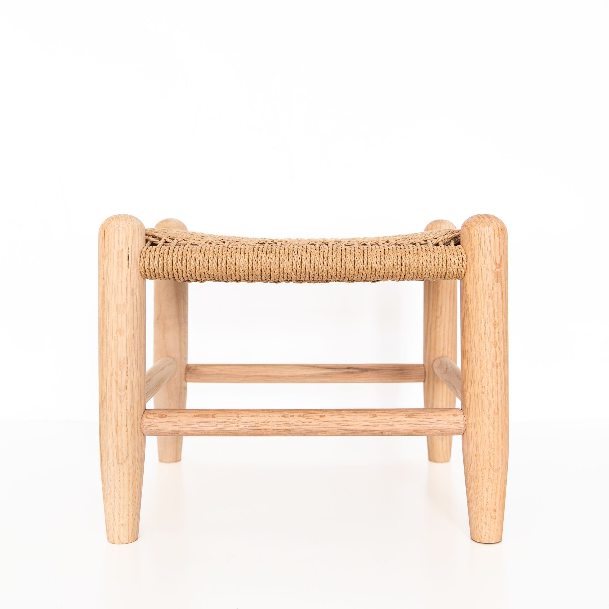 The Danish Cord Footstool in Natural - Image 2