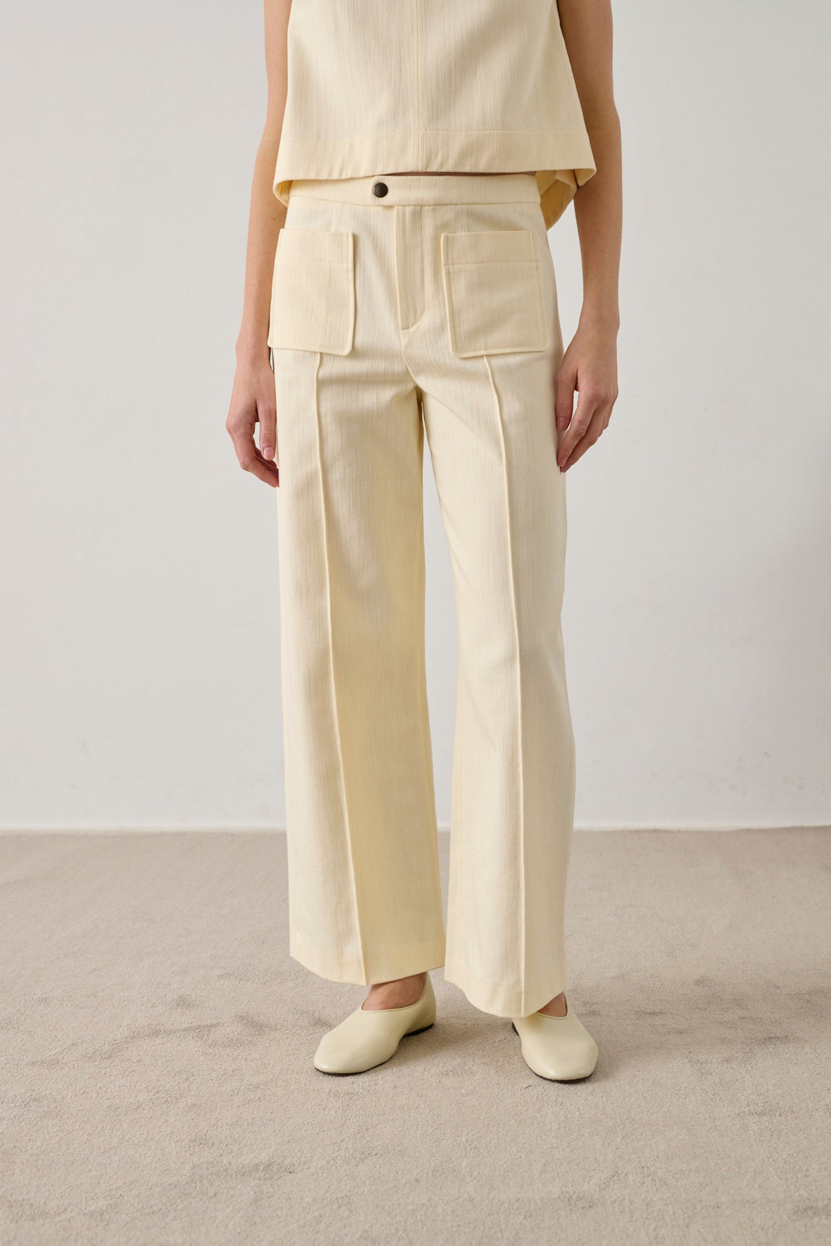 Harry Trousers in Creme, from Soeur - Image 2