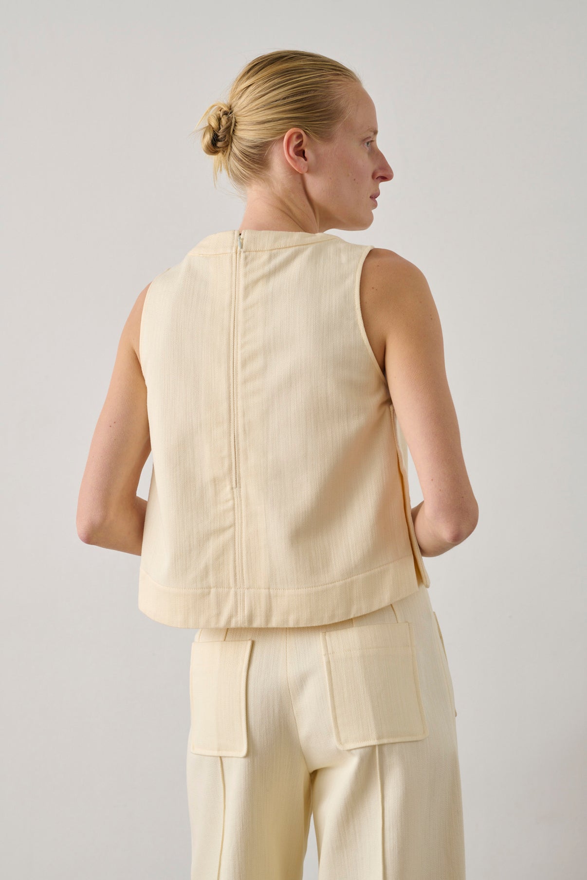 Pampa Canvas Top in Creme, from Soeur - Image 3