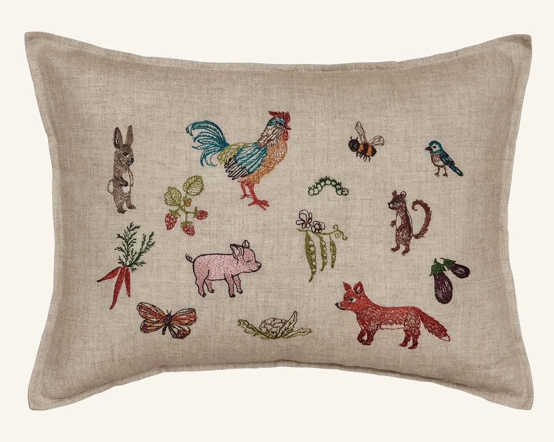 Garden Gathering Pillow, from Coral & Tusk
