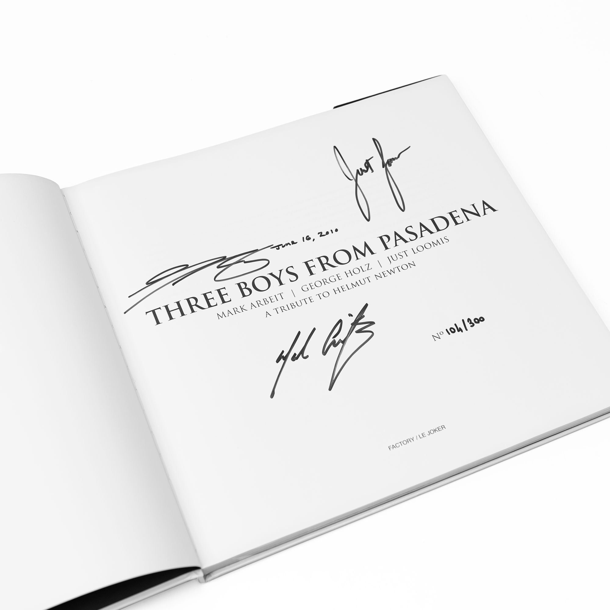 Three Boys from Pasadena: A Tribute to Helmut Newton: Mark Arbeit, George Holz, Just Loomis - Image 3