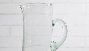 Moroccan Cone Jug in Clear