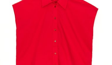Felicity Shirt in Red, from Secular
