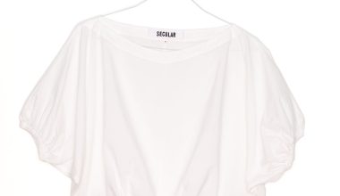 Olympia Shirt in White, from Secular