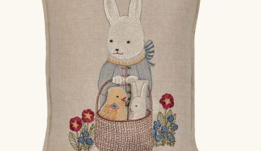 Easter Bunny Pillow, from Coral & Tusk