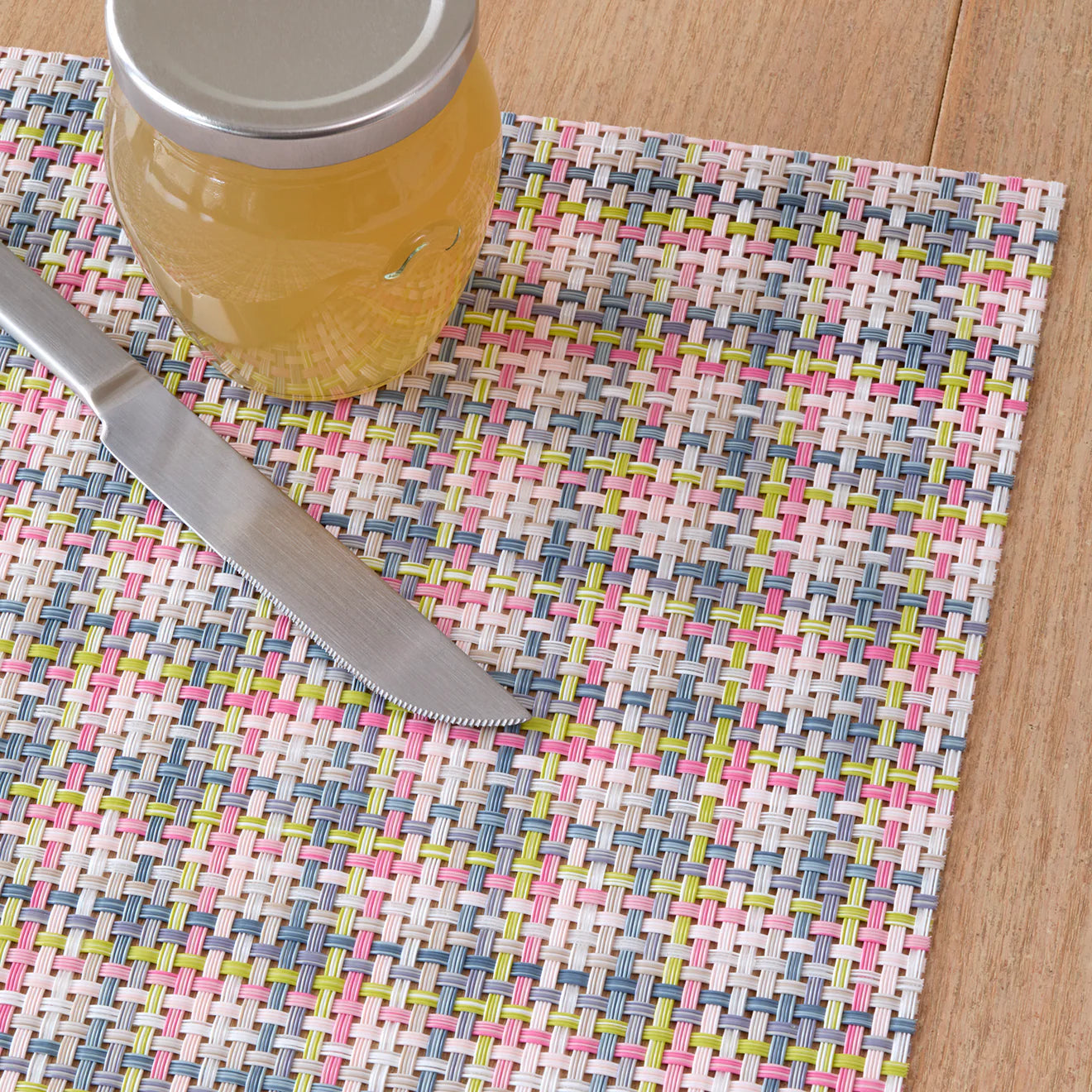 Mini Basket Tablemat in Begonia - Image 4
