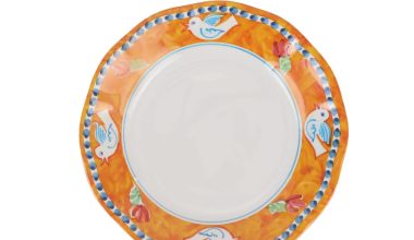 Uccello Salad Plate, from Vietri
