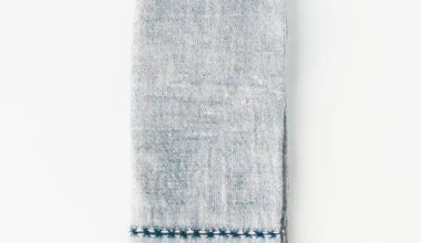 Pulled Cotton Napkin in Navy
