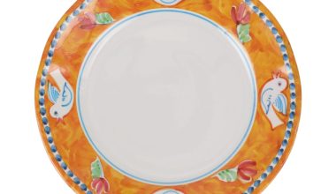 Uccello Dinner Plate, from Vietri