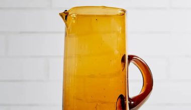 Moroccan Cone Jug in Amber
