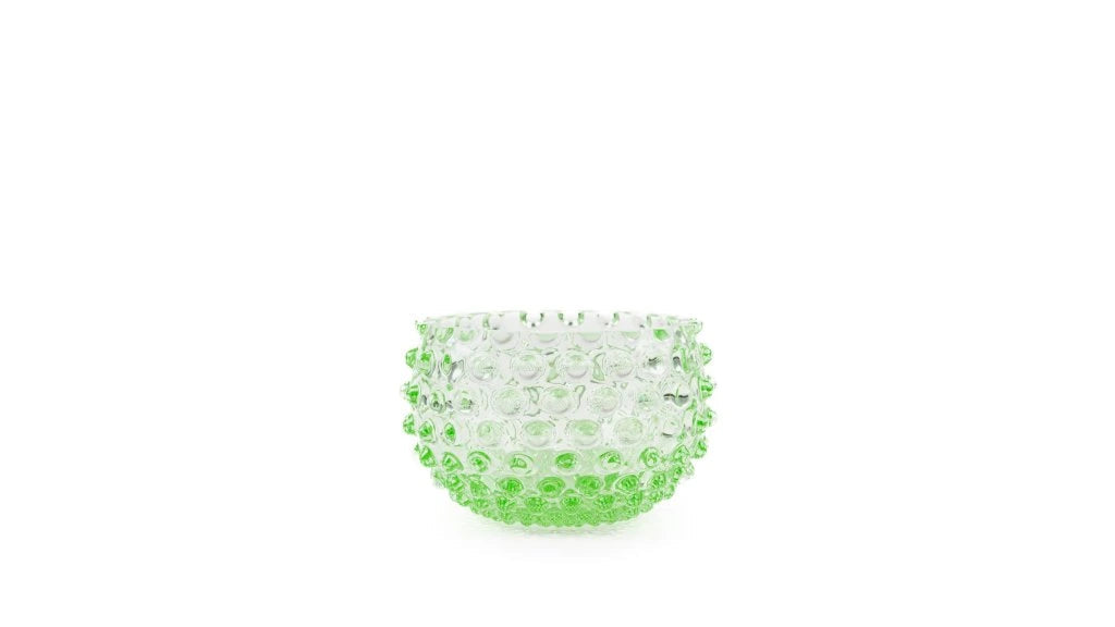 Hobnail Tapas Bowl in Light Green