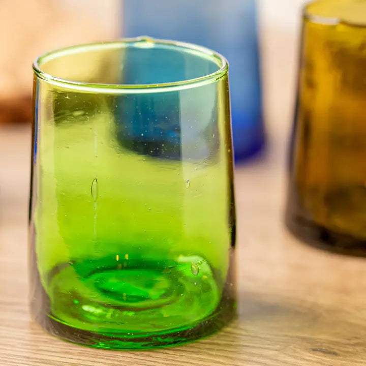Moroccan Cone Glassware in Green - Image 3