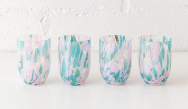 Big Confetti Tumbler in Rose and Turquoise