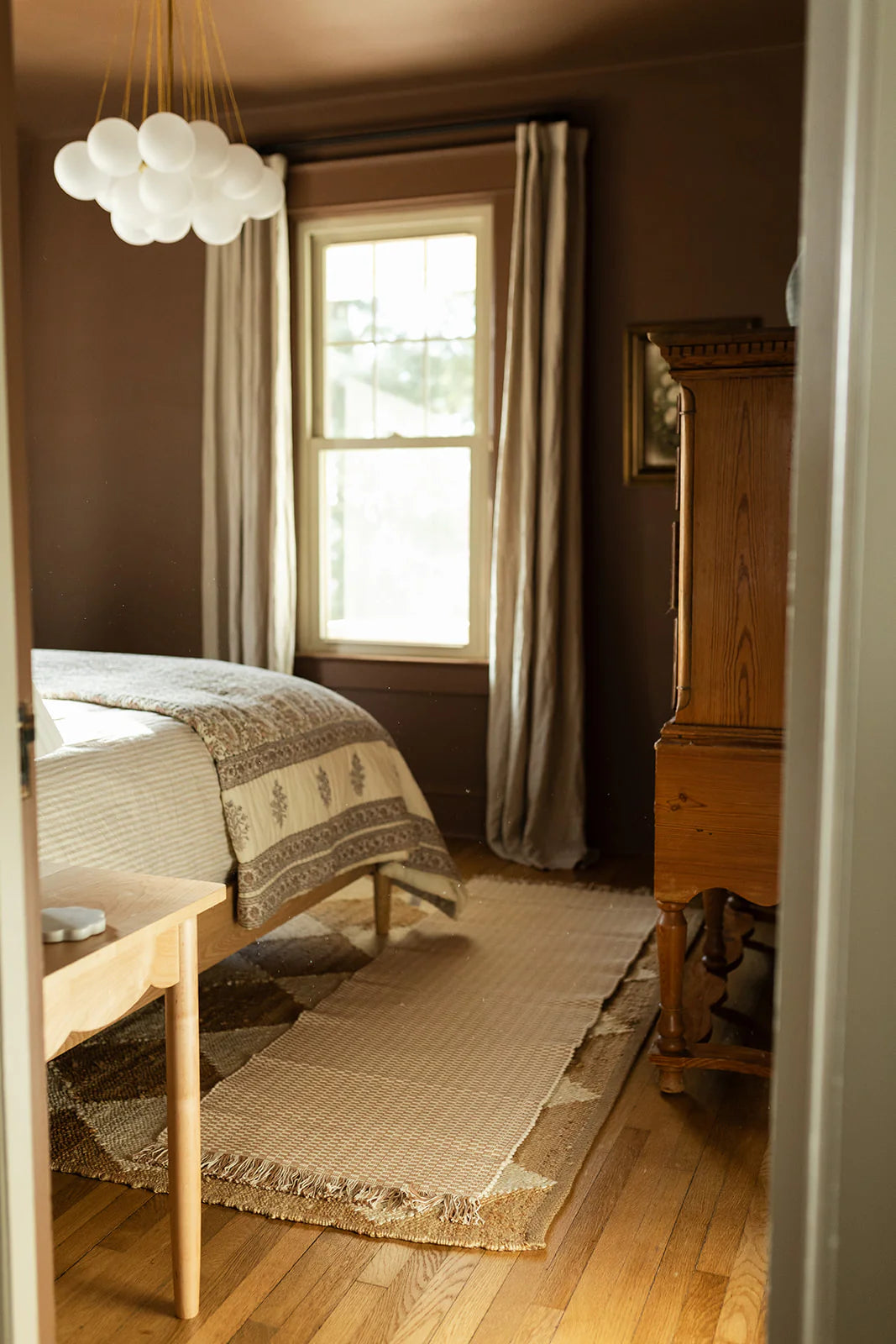 Hand-Loomed Cotton Rug - Image 5