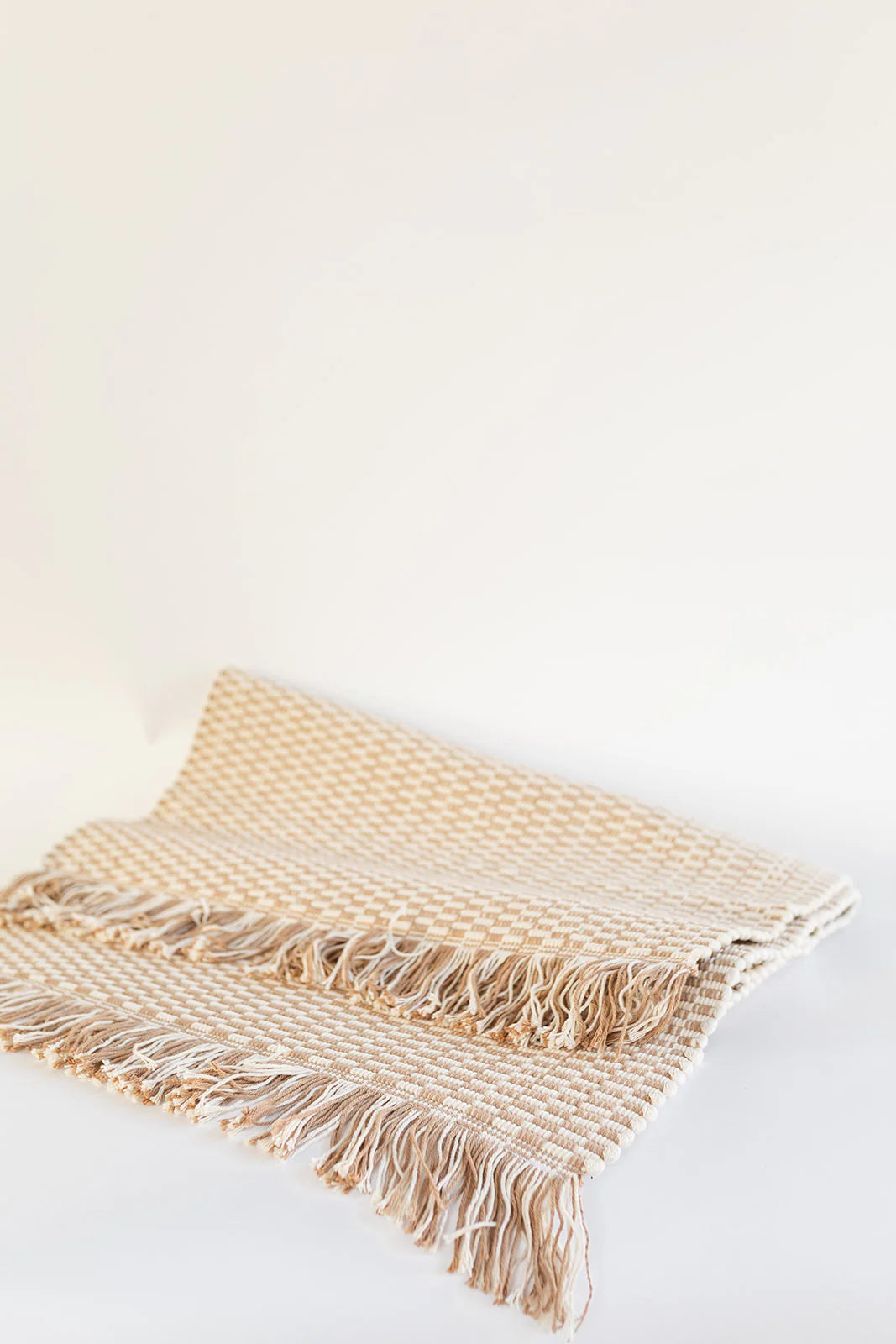 Hand-Loomed Cotton Rug - Image 4