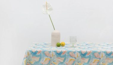 Pastel Iris Linen Tablecloth, from Linen Tales