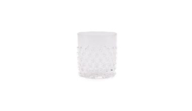 Hobnail Short glass in Crystal