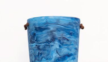 Ice Bucket in Denim Swirl, from Nashi Home