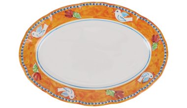 Uccello Oval Platter, from Vietri
