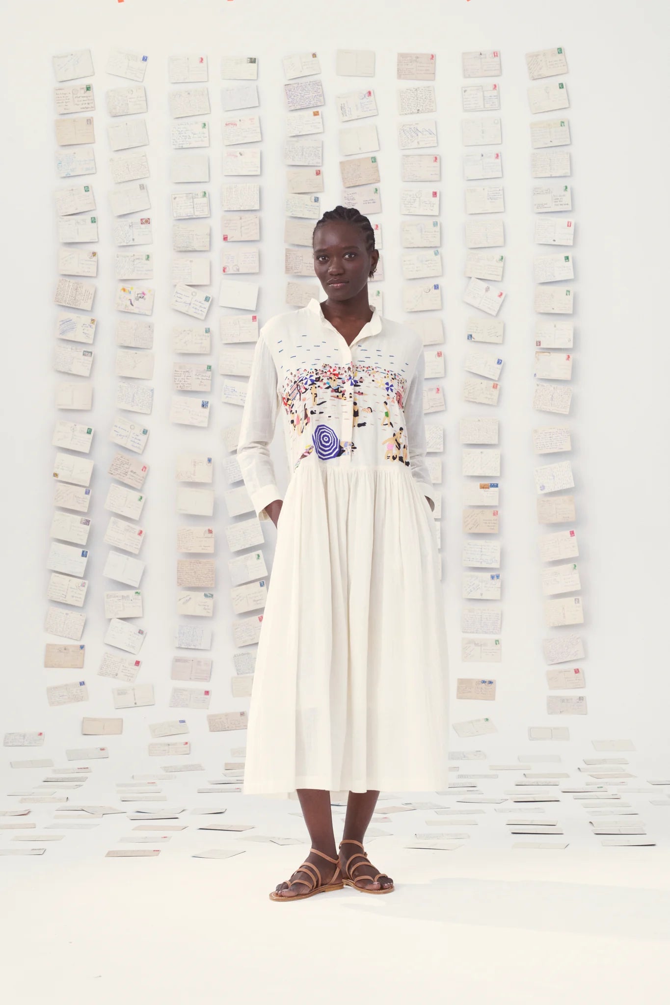 Provence Tara Dress in Natural, from Mii - Image 2