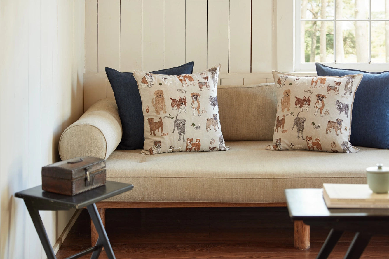 Dogs and Toys Pillow, from Coral & Tusk - Image 6