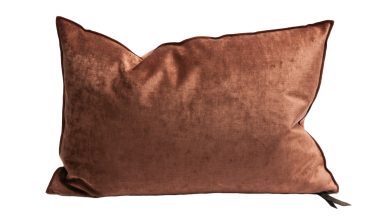 Velvet Pillow 16x24 Argile, from Maison De Vacances