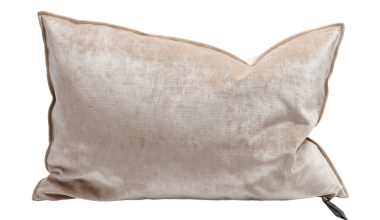 Velvet Pillow 16x24 in Nude, from Maison De Vacances
