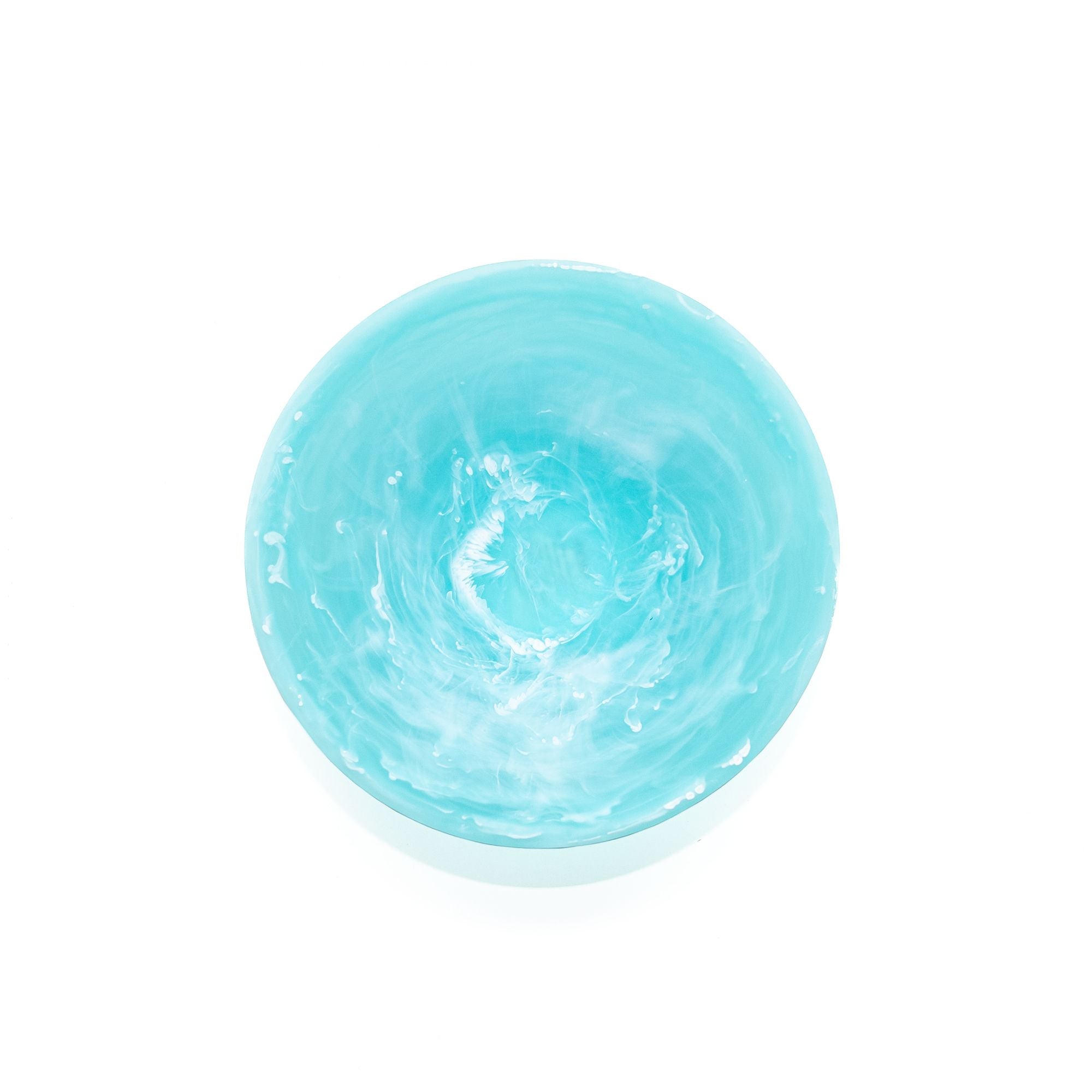 Large Everyday Bowl in Aqua Swirl, from Nashi Home - Image 2