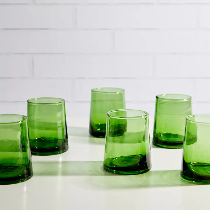 Moroccan Cone Glassware in Green - Image 2