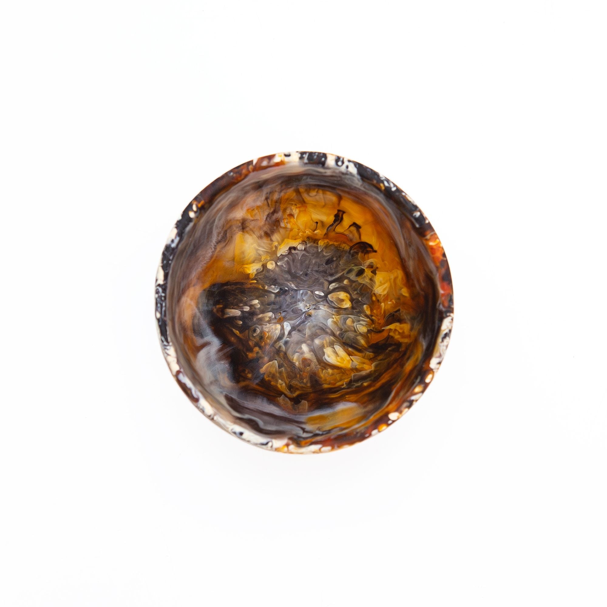 Small Deep Bowl in Mocha Swirl, from Nashi Home - Image 2
