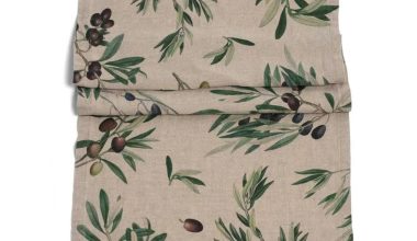 Olives Tablecloth, from Linoroom
