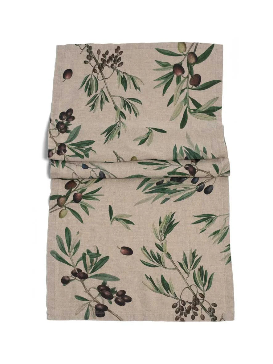Olives Tablecloth, from Linoroom