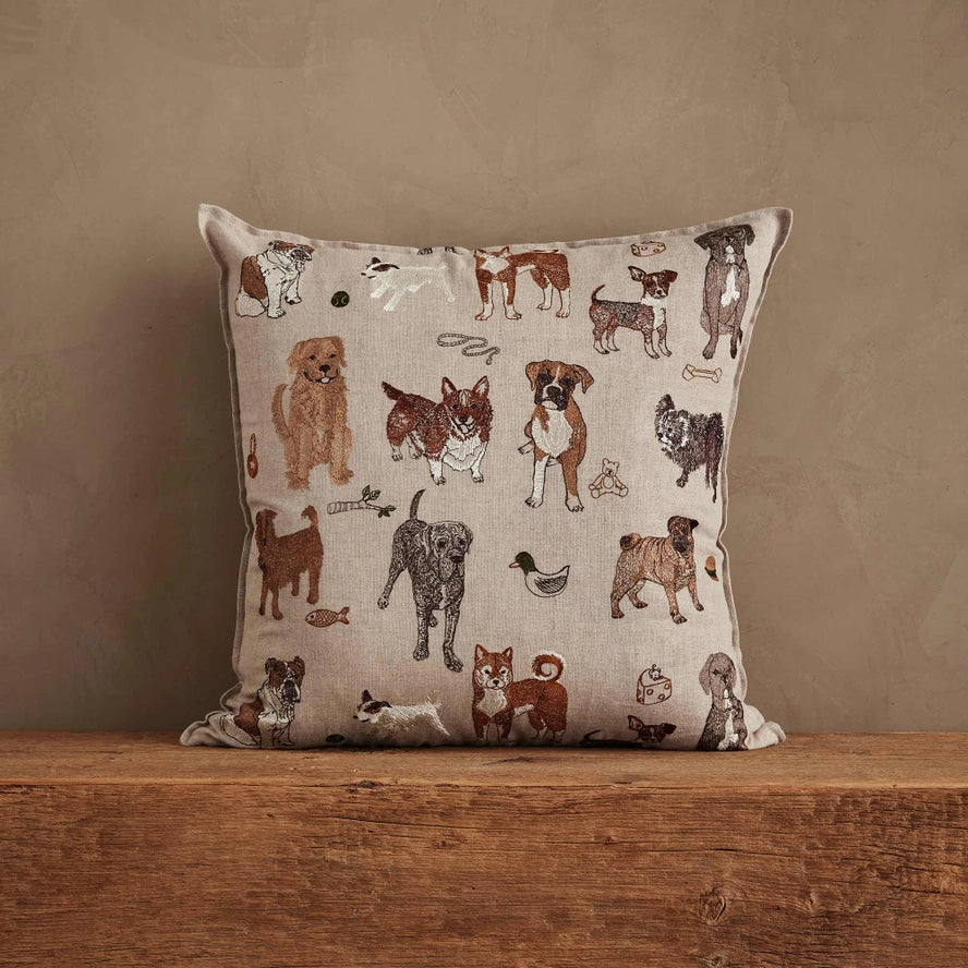 Dogs and Toys Pillow, from Coral & Tusk - Image 3