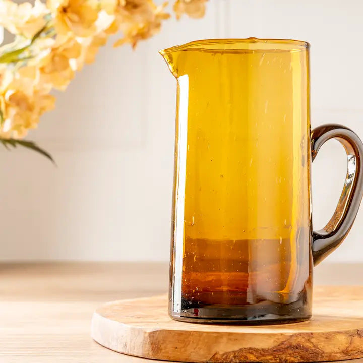 Moroccan Cone Jug in Amber - Image 2