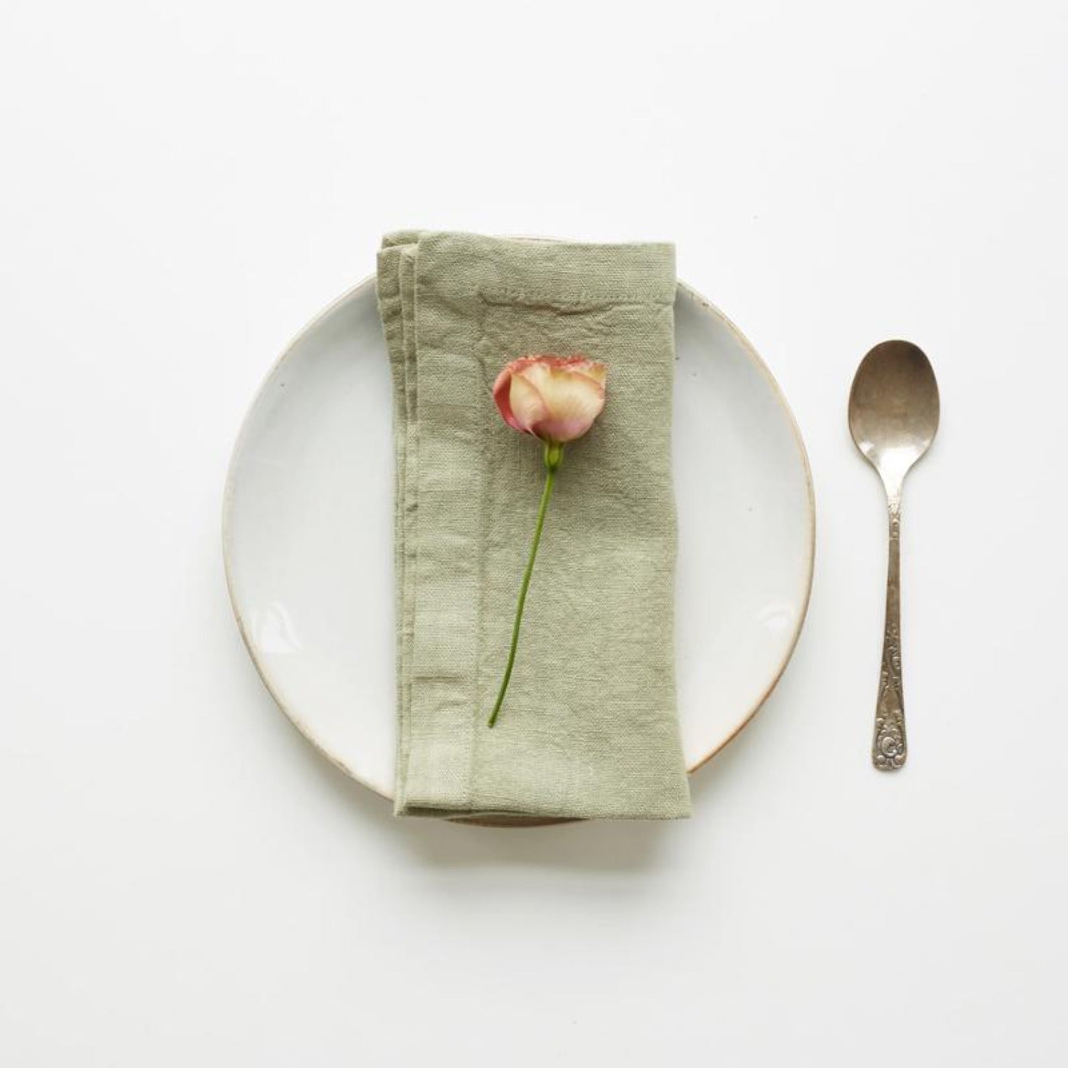 Sage Linen Napkins Set of 2, from Linen Tales - Image 4