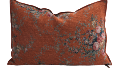 Wabi Sabi Pompadour  16"x24" in Henne, from Maison De Vacances