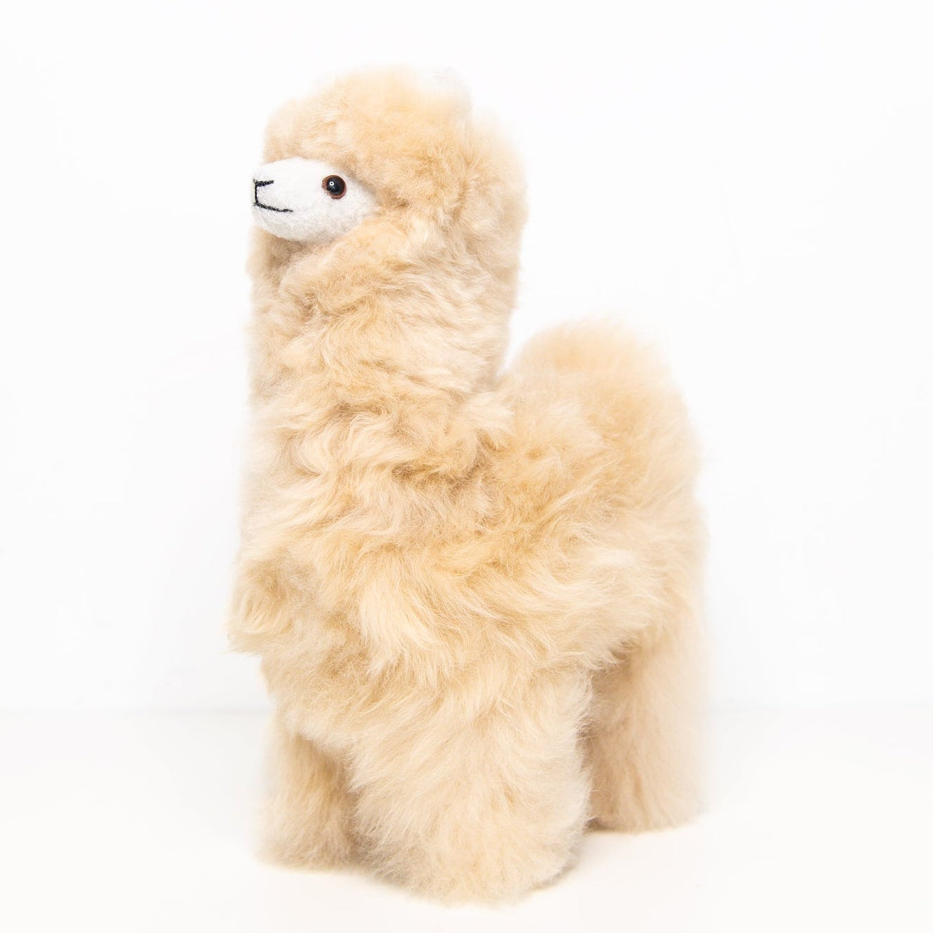 Medium Plush Alpaca in Champagne - Image 2