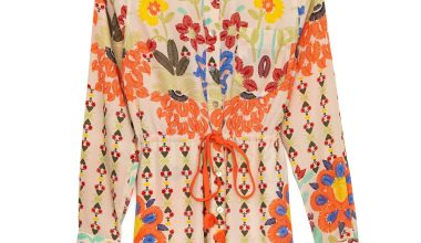 Band Collar Floral Mini Dress, from Hope For Flowers