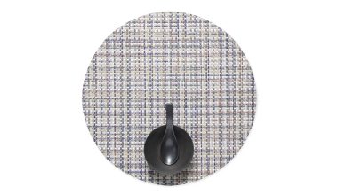 Basket Round Table Mat in Bon Bon, from Chilewich