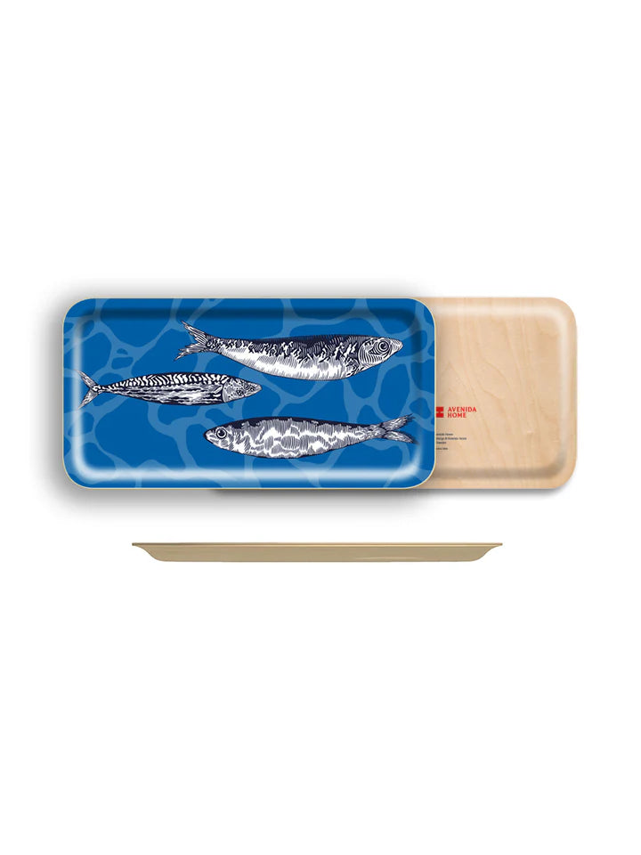 Blue Tide Narrow Tray, from Avenida Home - Image 2