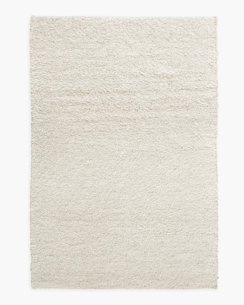 Boucle Area Rug in Silver