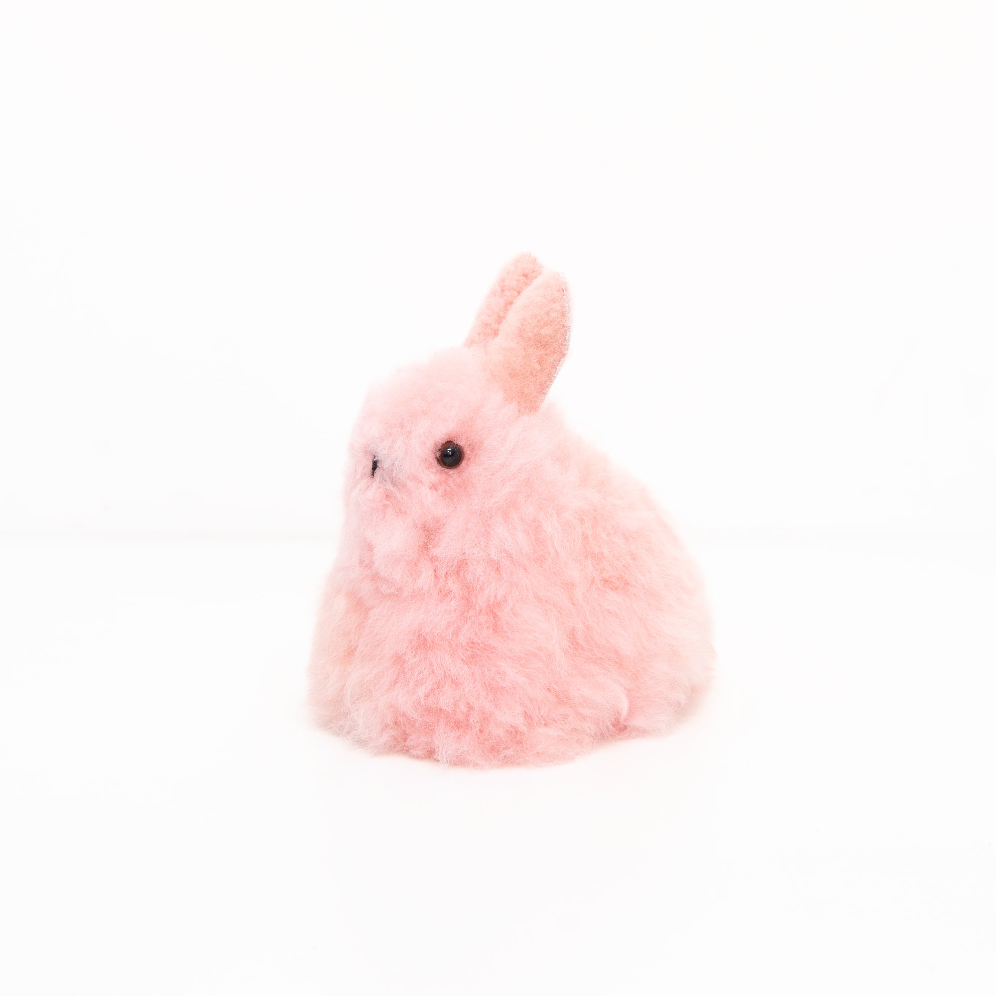 Alpaca Stuffed Bunny in Light Pink