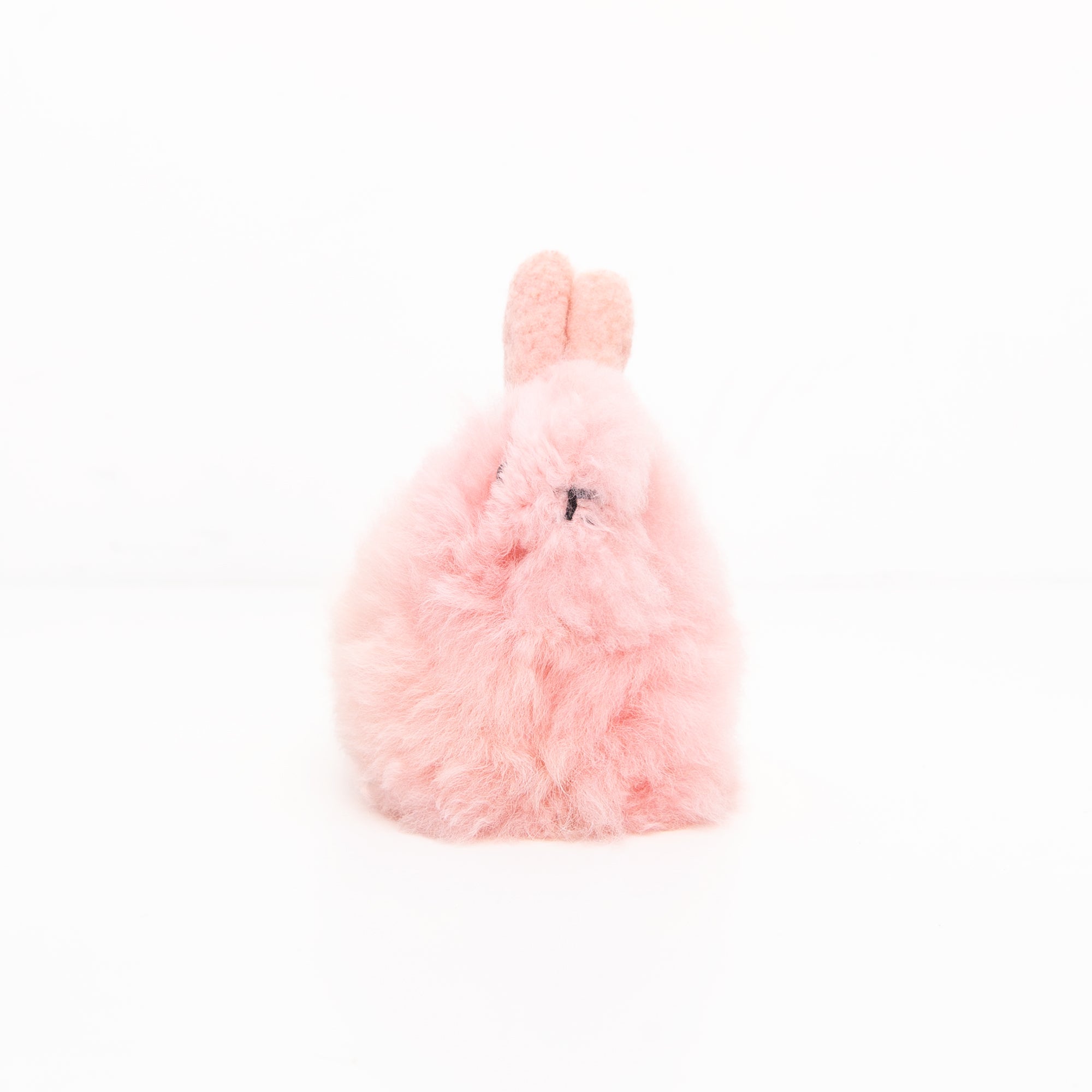 Alpaca Stuffed Bunny in Light Pink - Image 2