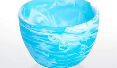 Deep Bowl in Aqua Swirl, from Nashi Home