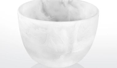 Medium Deep Bowl in White Swirl, from Nashi Home
