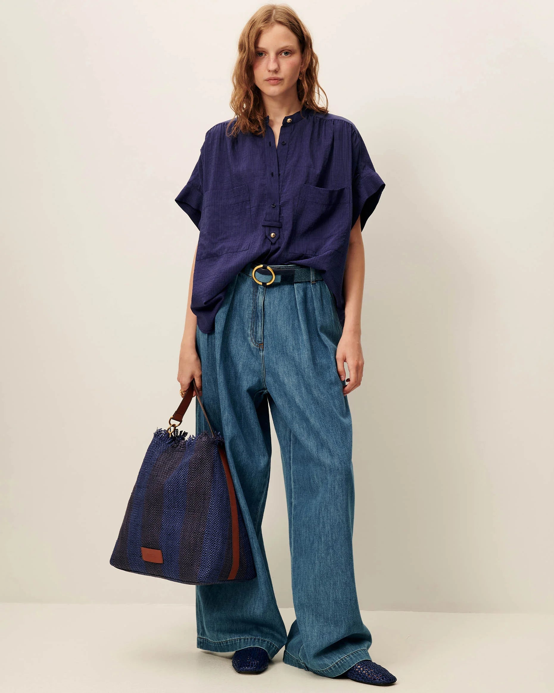 Camille Shirt in Blue, from Sessun - Image 2