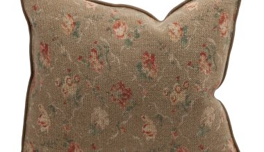 Wabi Sabi Jardin Secret Pillow 26x26 in Blush, from Maison De Vacances