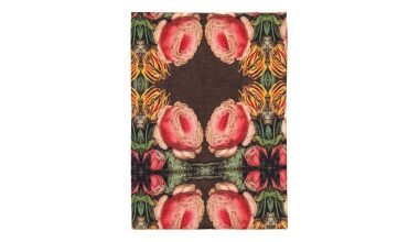 Cabbage Rose Tea Towel, from Avenida Home
