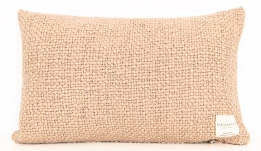 Caral Flame Lumbar Pillow in Nogal