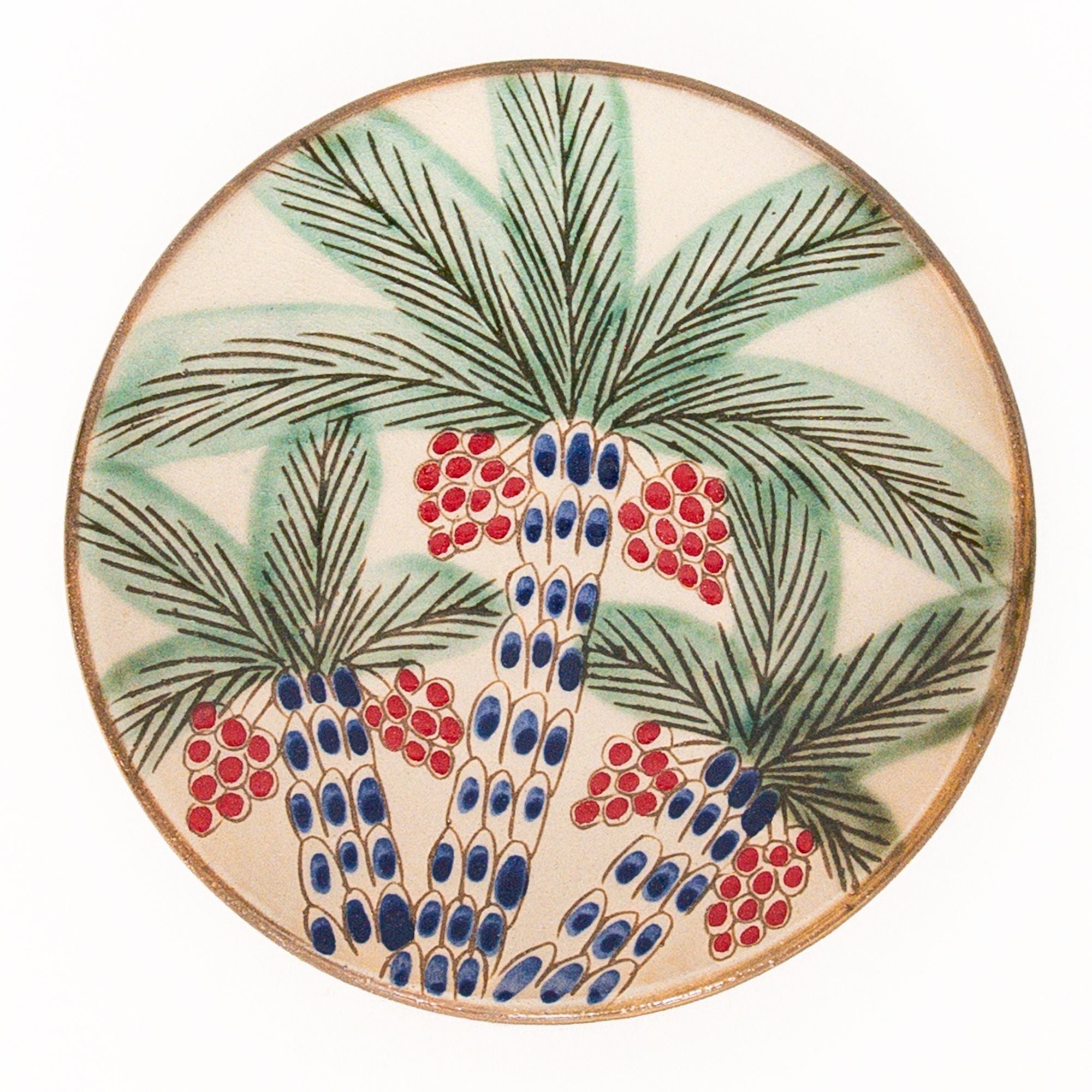 Palm Dates Ceramic Plate, from Kiliim - Image 2